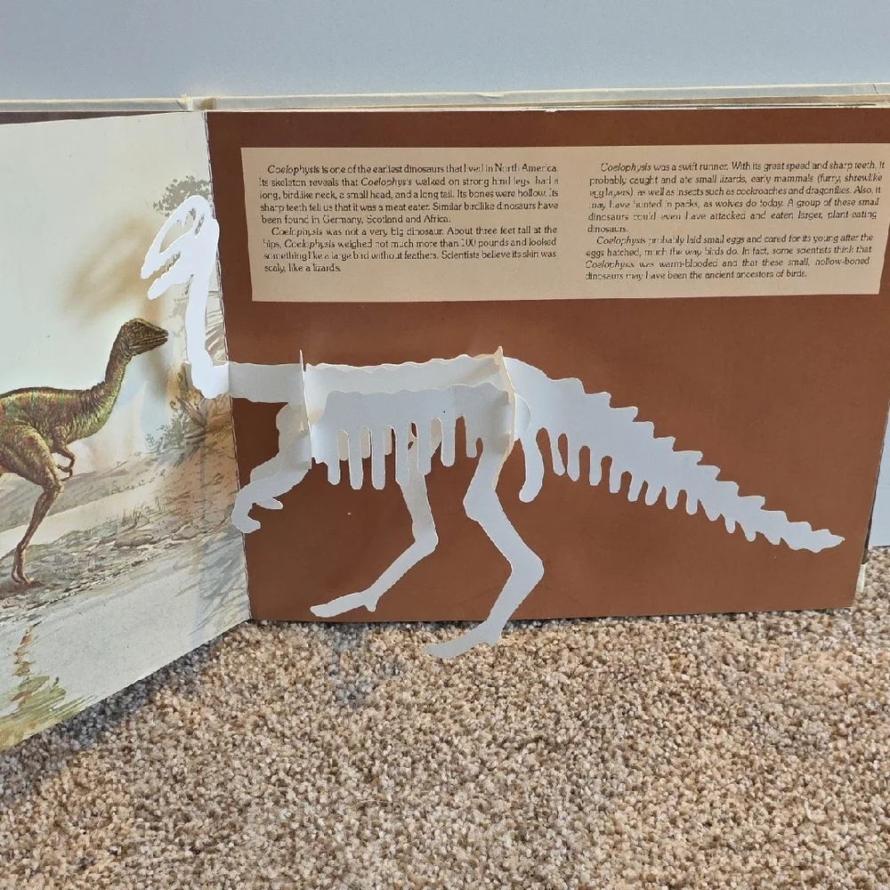 Vintage Pop Up Book - Dinosaurs A Lost World Pop-Up Book